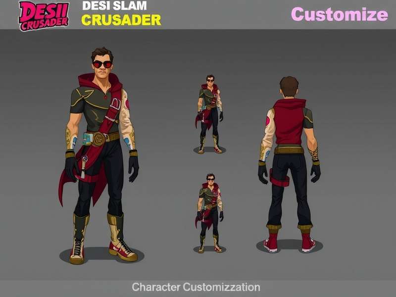 Desi Slam Crusader Character Customization